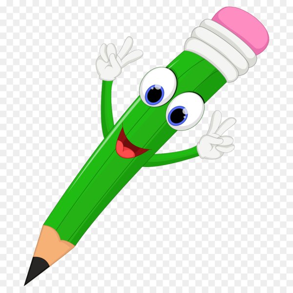 Карандаш мультяшный