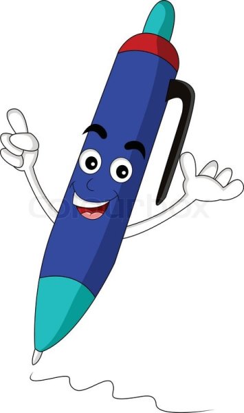 Веселая шариковая ручка