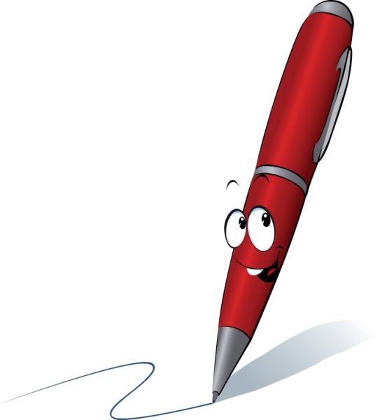 Веселая шариковая ручка