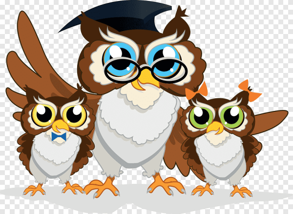 Совы мультяшные