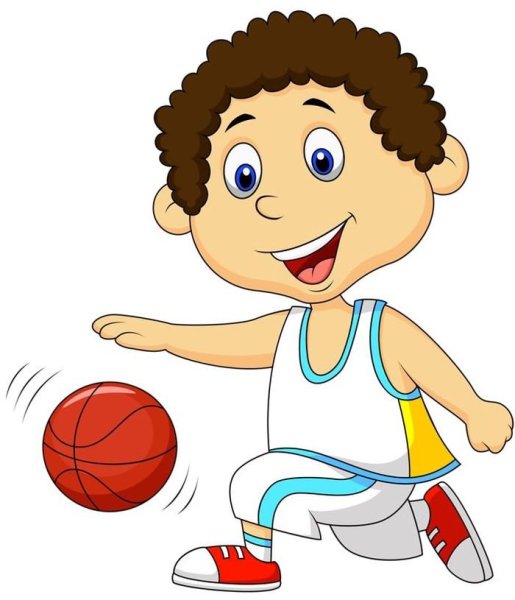 Спорт дети мультяшные