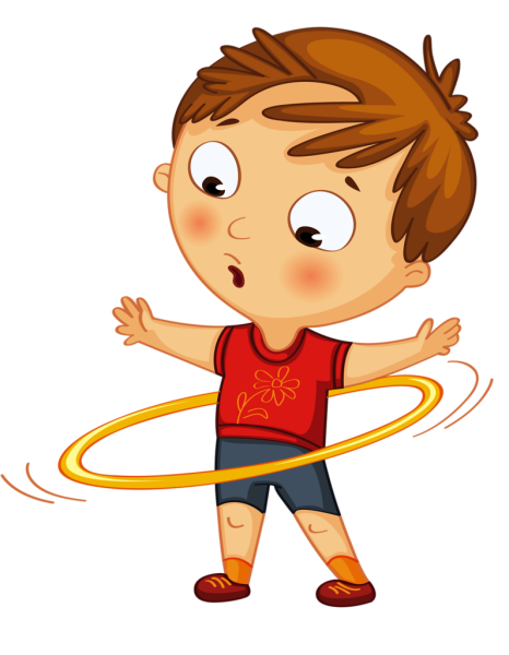 Спортивные дети на прозрачном фоне