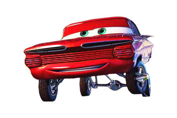 Тачки на белом фоне из мультика