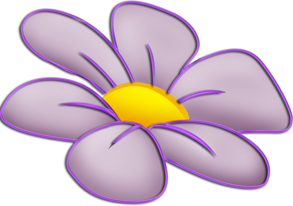 Цветочки мультяшные