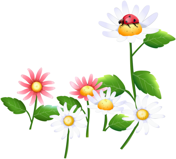 Цветок мультяшная