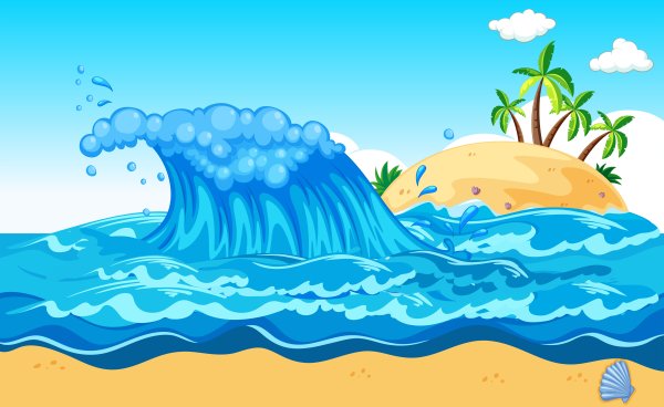 Остров мультяшный