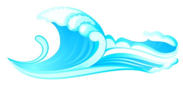 Море волны мультяшные