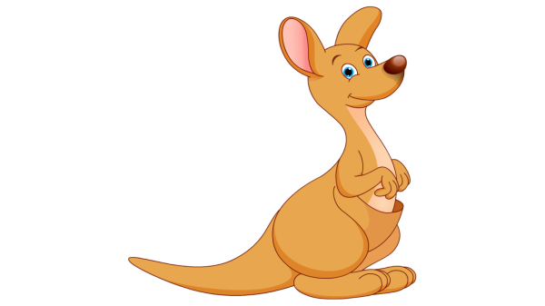 Кенгуру мультяшный