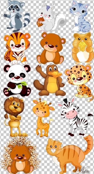 Зверюшки для детей