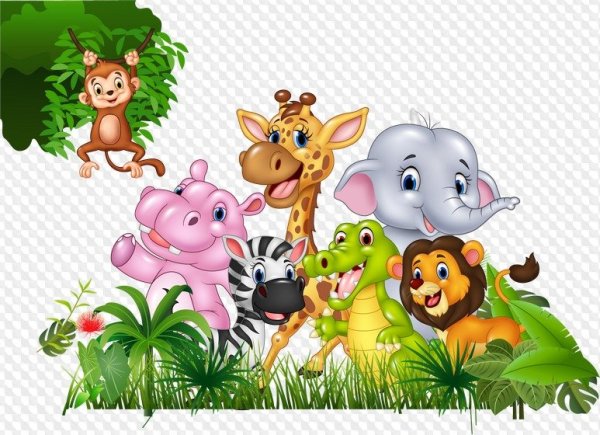 Мультяшные зверята