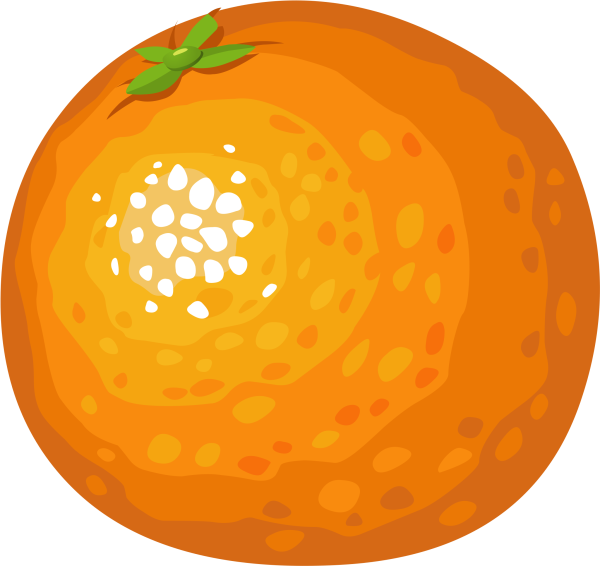 Апельсин мультяшный