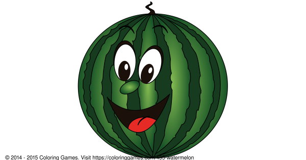 Маска арбуза для детей