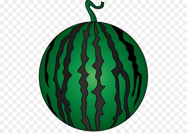 Арбуз на прозрачном фоне