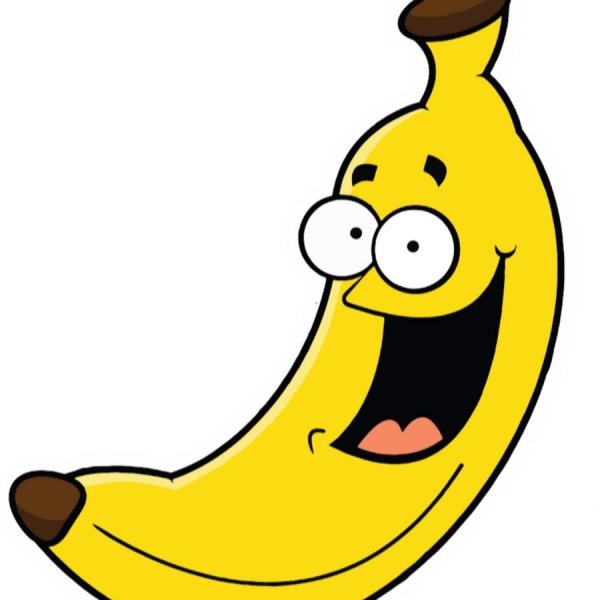 Банан мультяшный