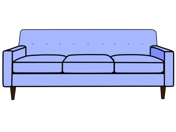 Нарисовать диван