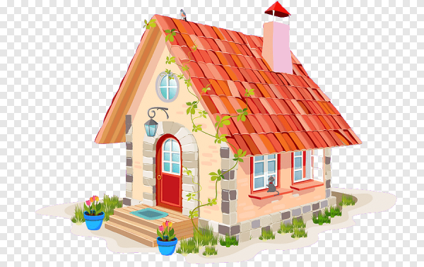 Домик мультяшный