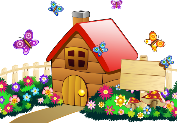 Домик рисунок