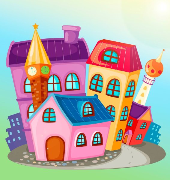 Дом мультяшный