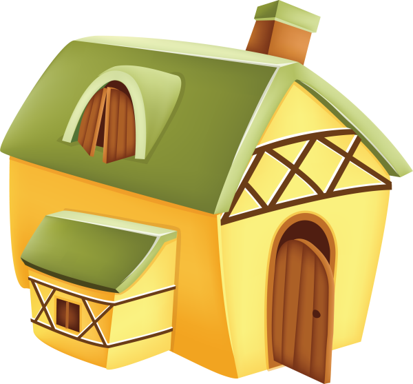 Домик мультяшный
