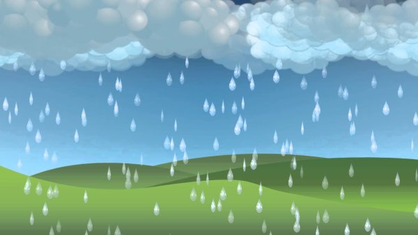 Дождь рисунок