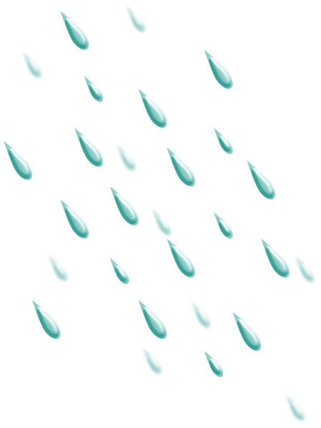 Капли дождя на прозрачном фоне
