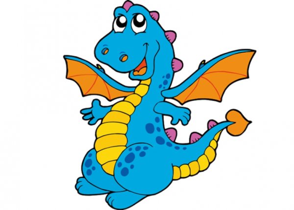 Дракончики мультяшные