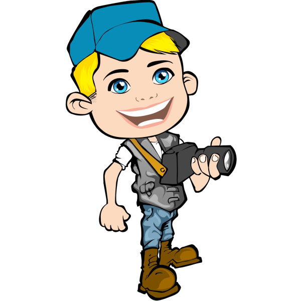 Журналист мультяшный