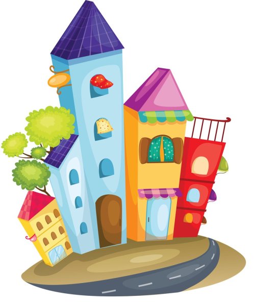 Мультяшные домики