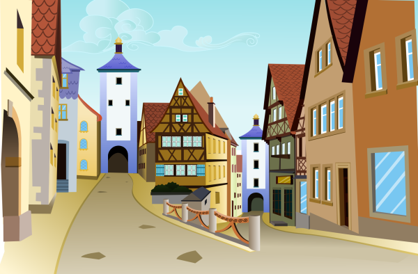 Фон города для детей