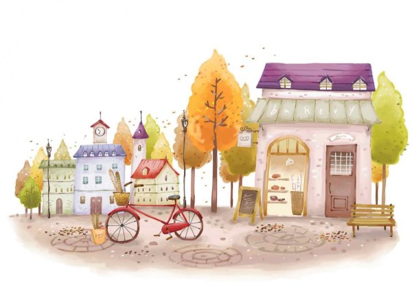 Город иллюстрация