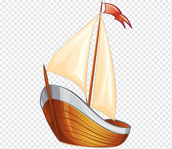 Кораблик на белом фоне