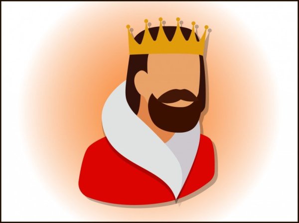 Царь на белом фоне