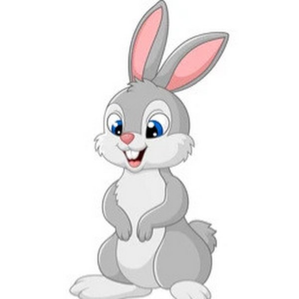 Заяц картинка для детей на прозрачном фоне