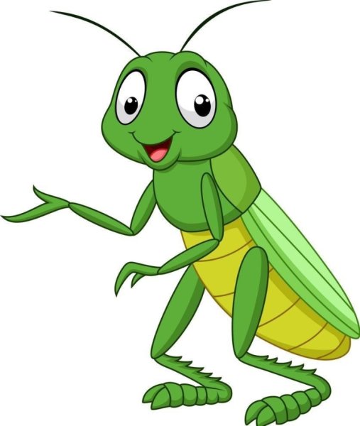 Кузнечик для дошкольников