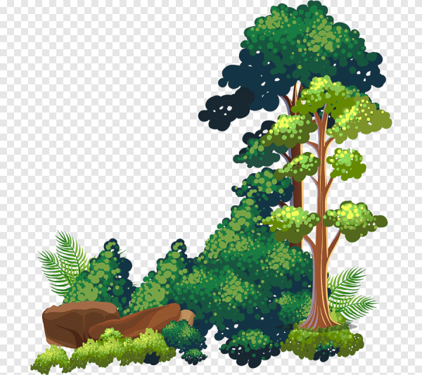 Мультяшные деревья