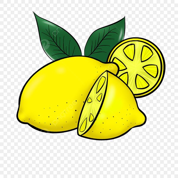 Лимончик мультяшный