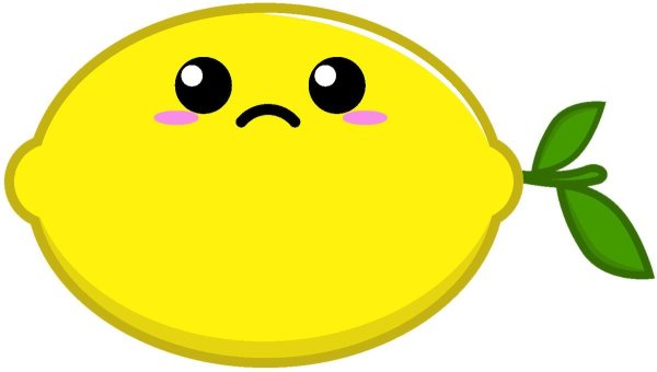 Лимон рисунок