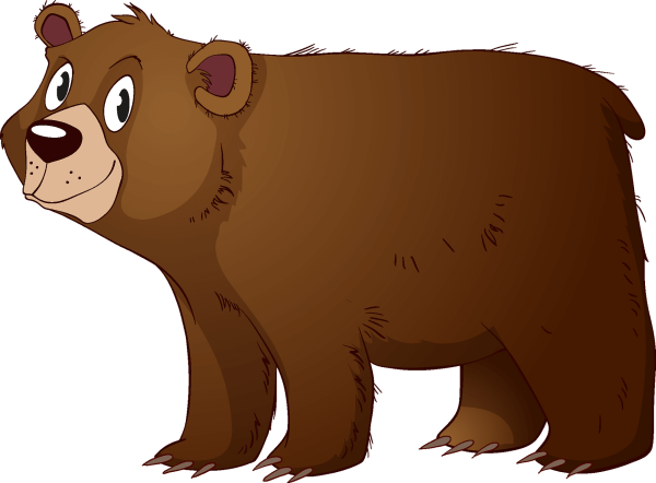 Медведь клипарт на прозрачном фоне