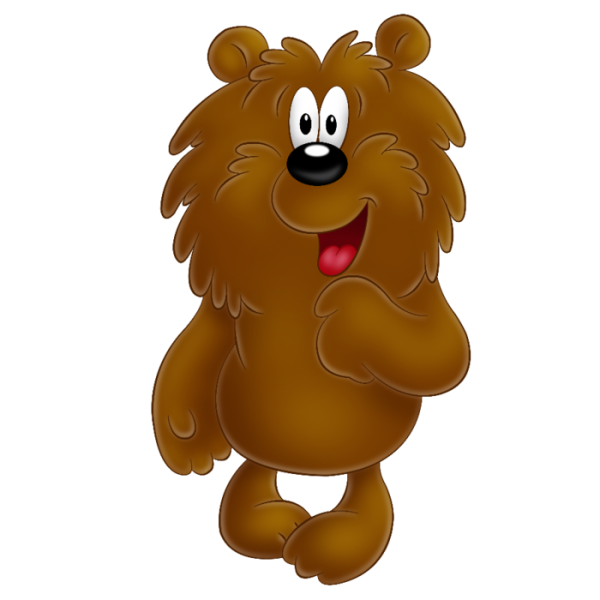 Медведь из мультика