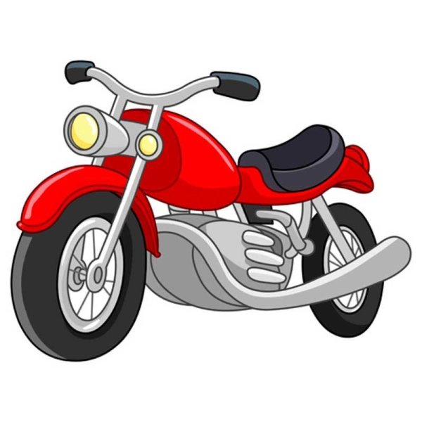 Мотоцикл мультяшный