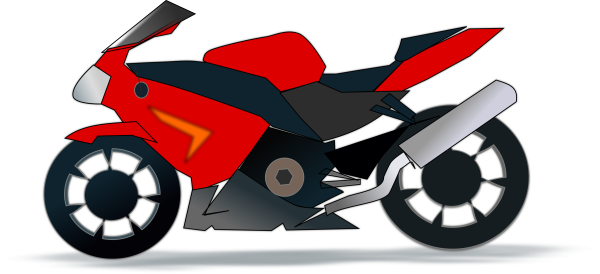 Мотоцикл векторный клипарт