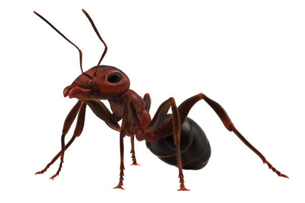 Насекомые на прозрачном фоне