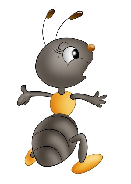 Муравей мультяшный