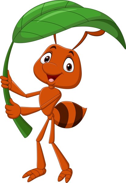 Муравьишка мультяшный