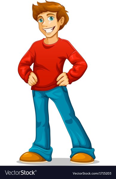 Мультяшный парень