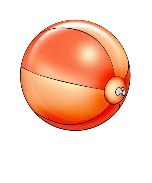 Мячик клипарт на прозрачном фоне