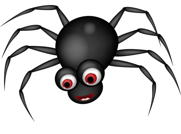 Паук из мультика