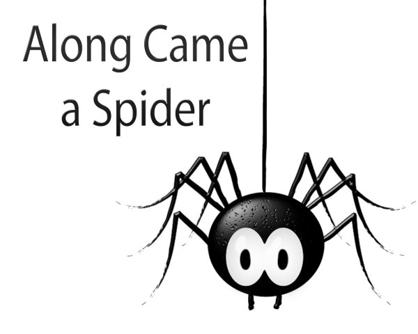 Паучок на прозрачном фоне