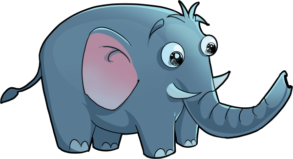 Слон мультяшный
