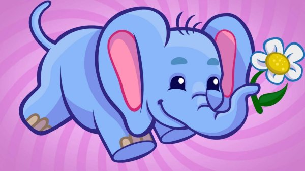 Слон мультяшный